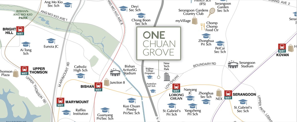 One Chuan Grove: Four Primary Schools, One Stop to Serangoon